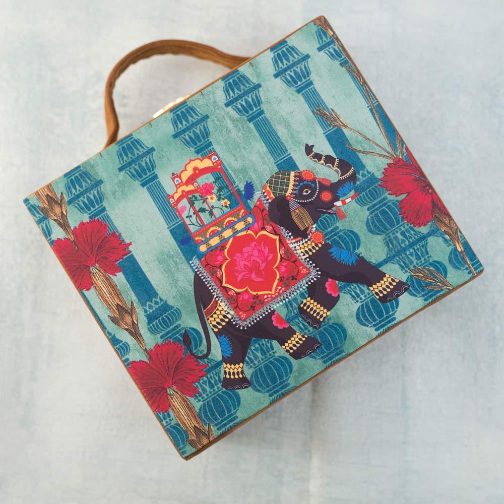Elephant print sales bag