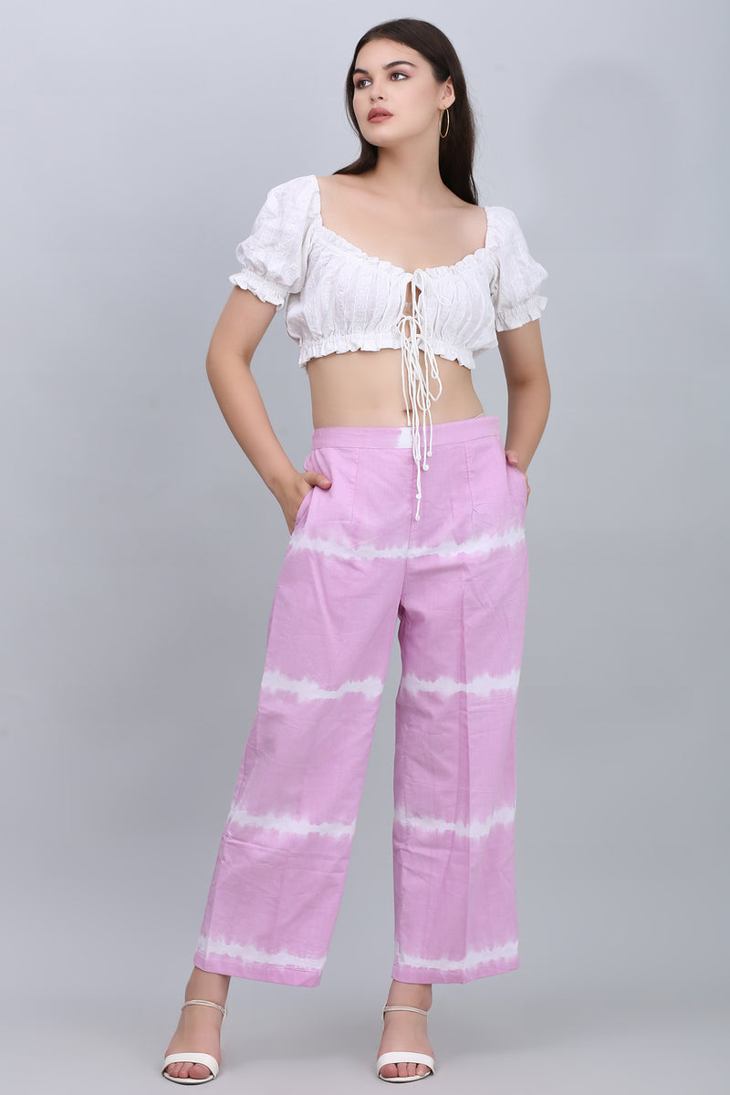 Lavender Tie-Dye Pants