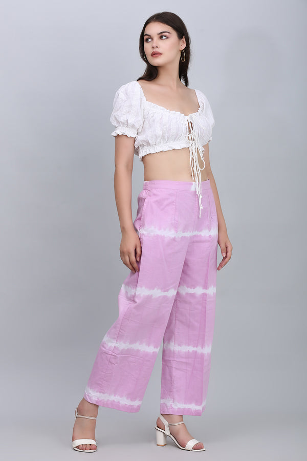 Lavender Tie-Dye Pants