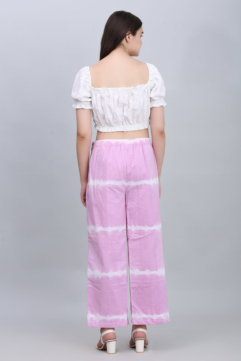 Lavender Tie-Dye Pants