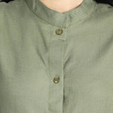 Liyana Bottle Green Kurta