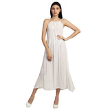 Cia White Viscose Dress