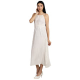 Cia White Viscose Dress