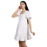 Eira Classic Chikankari Dress