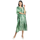 Sage Green Shibori Kaftaan