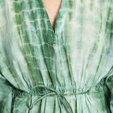 Sage Green Shibori Kaftaan