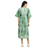 Sage Green Shibori Kaftaan