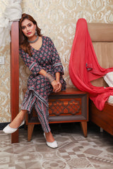 Zahara Kantha Kurta Set