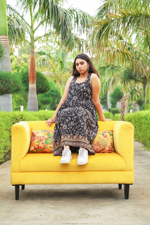 Black Floral Dress