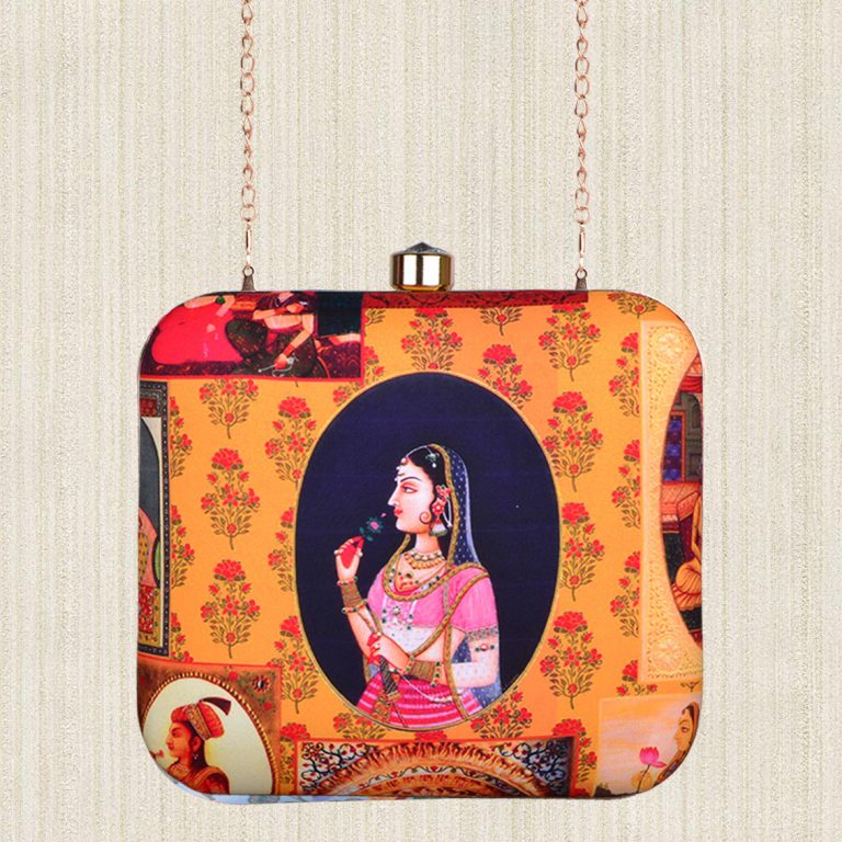 Mughal Print Clutch