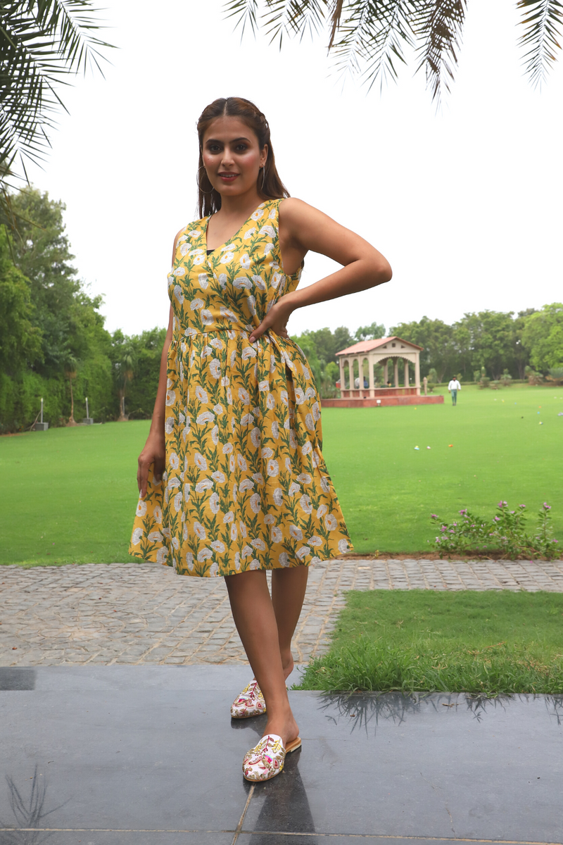 Daisy Yellow Dress