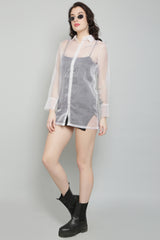 Ace Transparent Shirt Dress