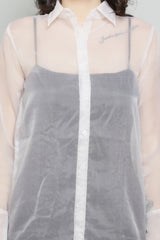 Ace Transparent Shirt Dress