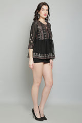 Onyx Short Shrug