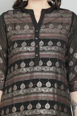 Onyx Translucent Kurta