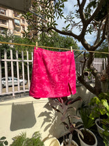 Hot Pink Tie Dye Skirt